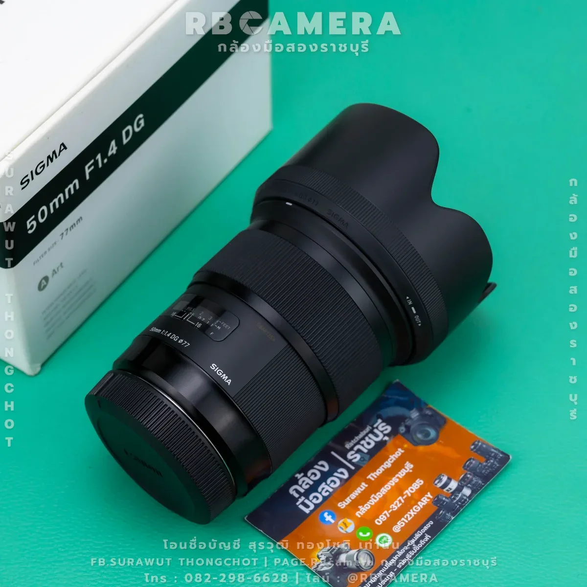 SIGMA 50 F1.4 DG HSM ART MOUNT CANON [1253] รูปที่ 2