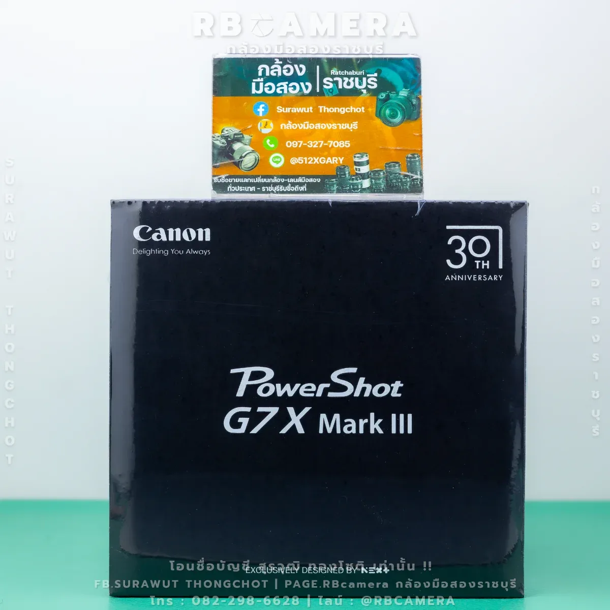 Canon PowerShot G7X Mark III limited edition 30th Anniversary Graphite มือ 1 [New]