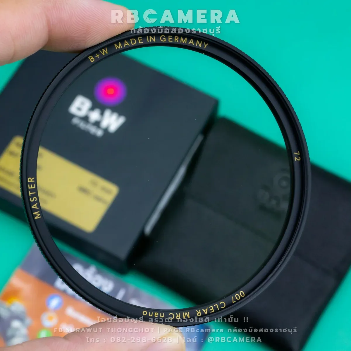 B+W  Master 72mm 007 Clear MRC Nano Filter [RBC-228] รูปที่ 2