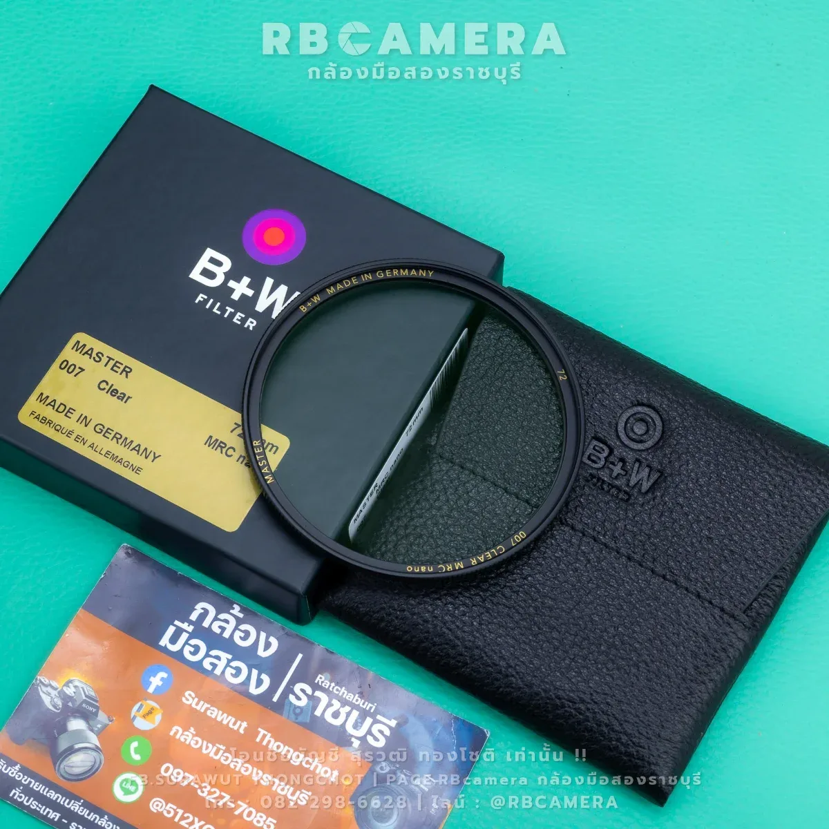 B+W  Master 72mm 007 Clear MRC Nano Filter [RBC-228]