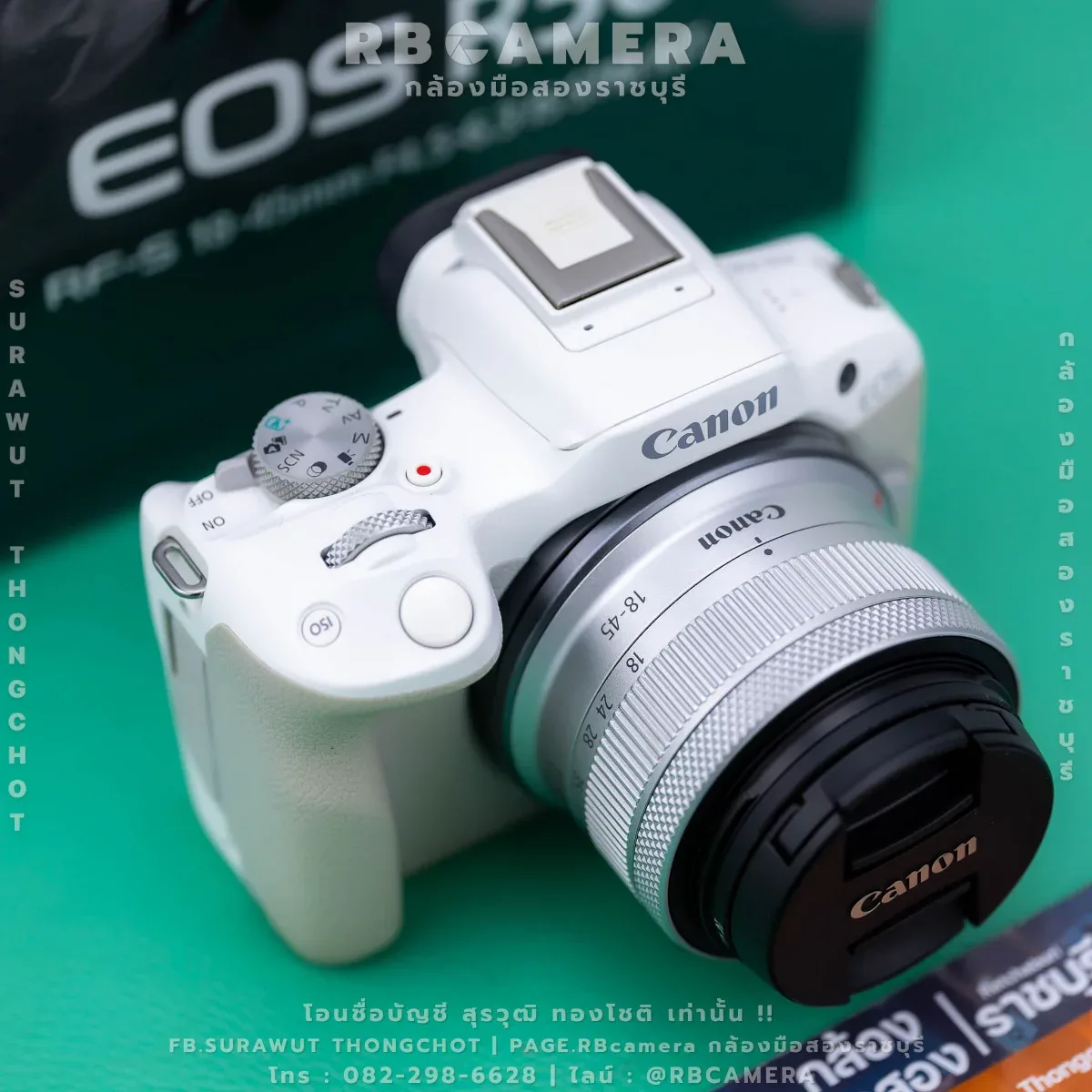CANON EOS R50 + 18-45 IS STM KIT [ White ][4524]