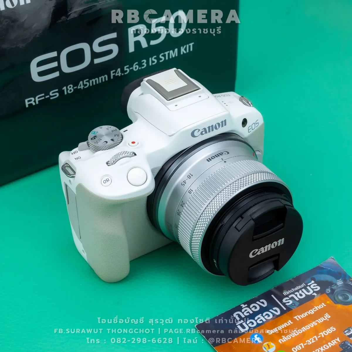 CANON EOS R50 + 18-45 IS STM KIT [ White ][4524]