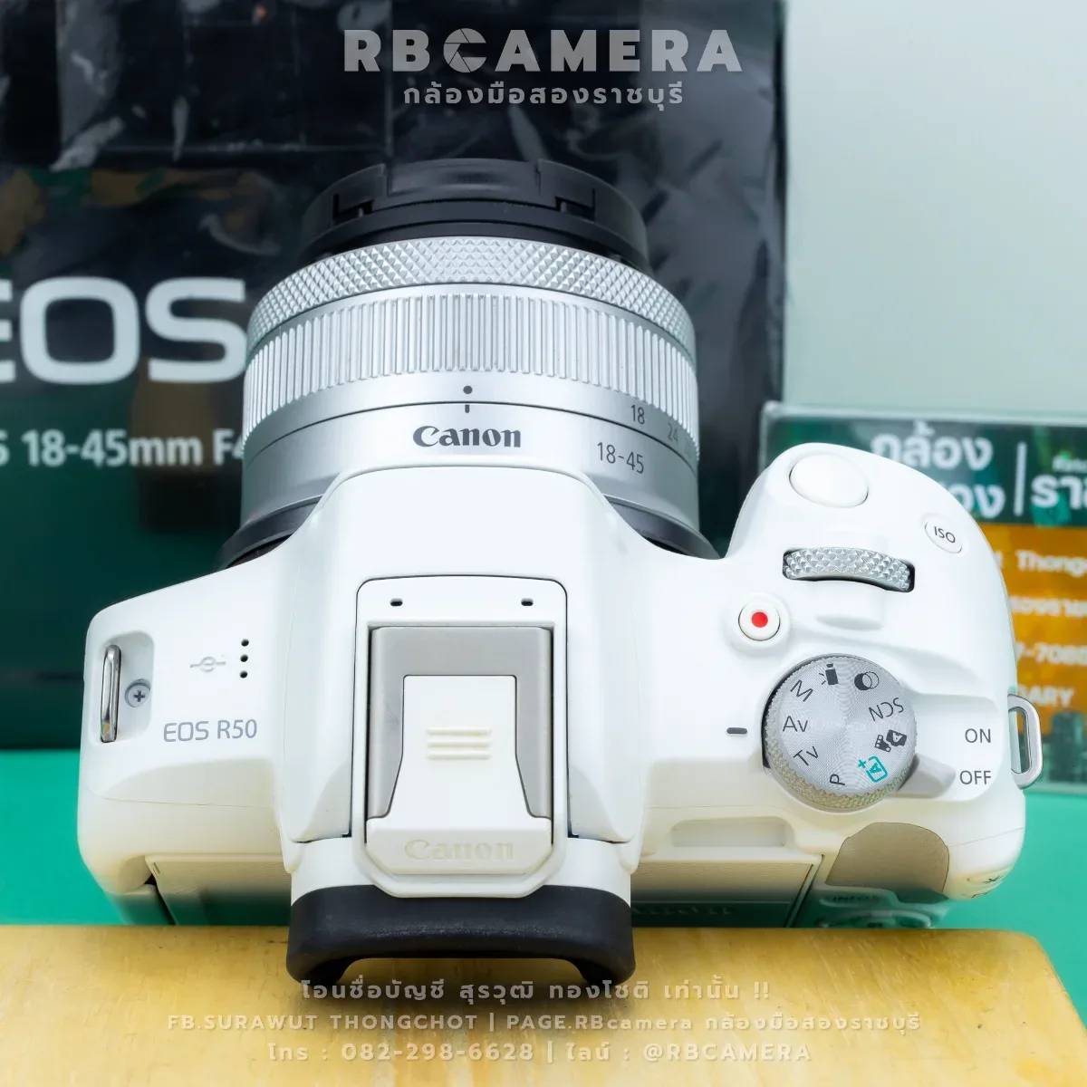 CANON EOS R50 + 18-45 IS STM KIT [ White ][4524] รูปที่ 6