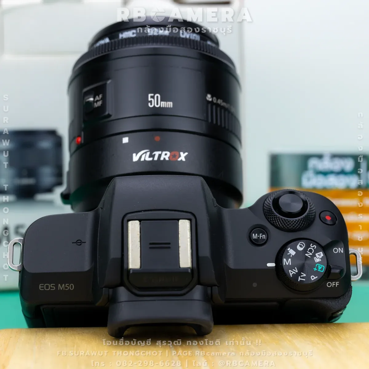 CANON EOS M50 + Viltrox Adapter + EF 50 F1.8 ii รูปที่ 6