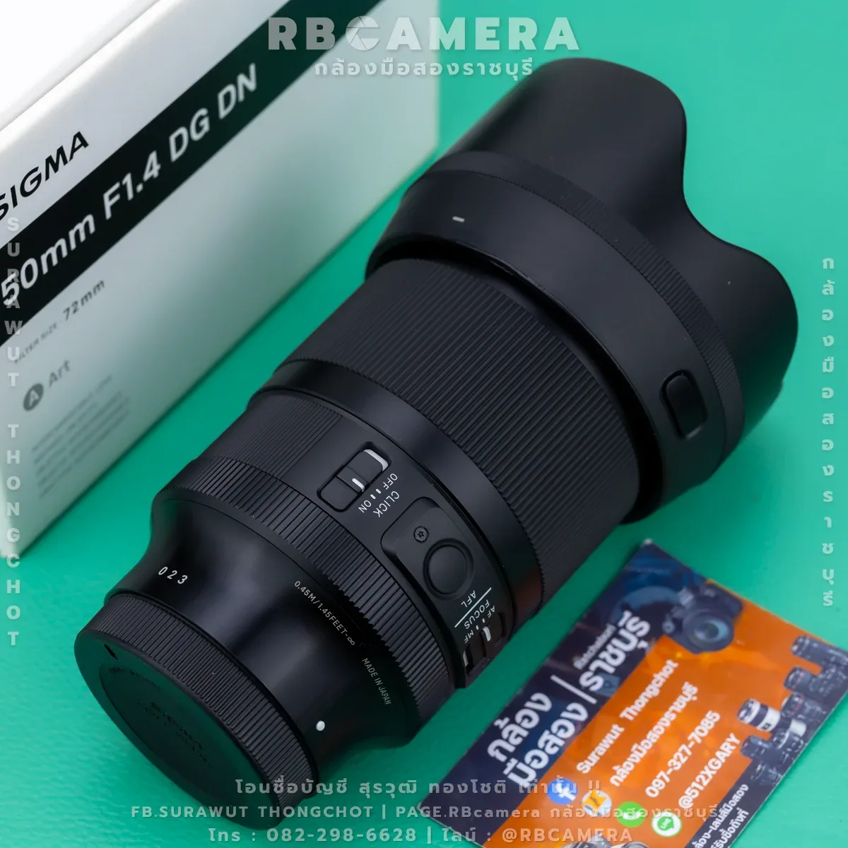 SIGMA 50 F1.4 DG DN ART [ MOUNT SONY ] รูปที่ 3