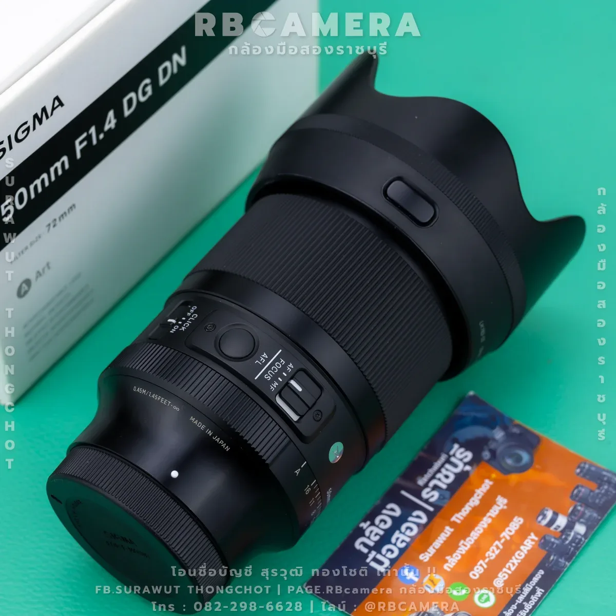 SIGMA 50 F1.4 DG DN ART [ MOUNT SONY ] รูปที่ 4