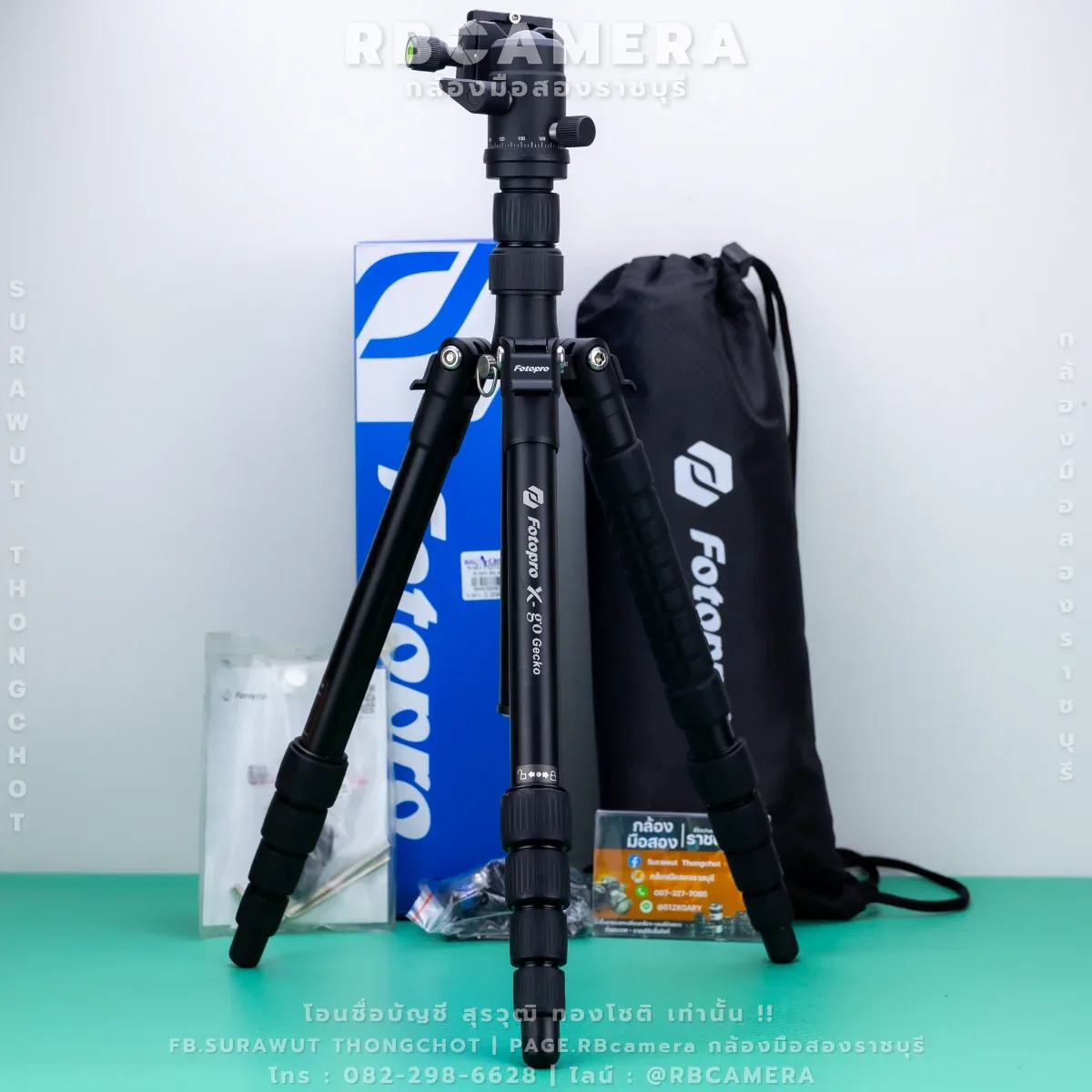 FOTOPRO X-GO GECKO ALUNMINUM BLACK รูปที่ 2