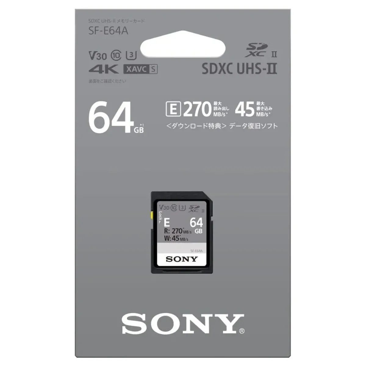 Sony 64GB SF-E Series UHS-II SDXC Memory Card ของใหม่มือ 1
