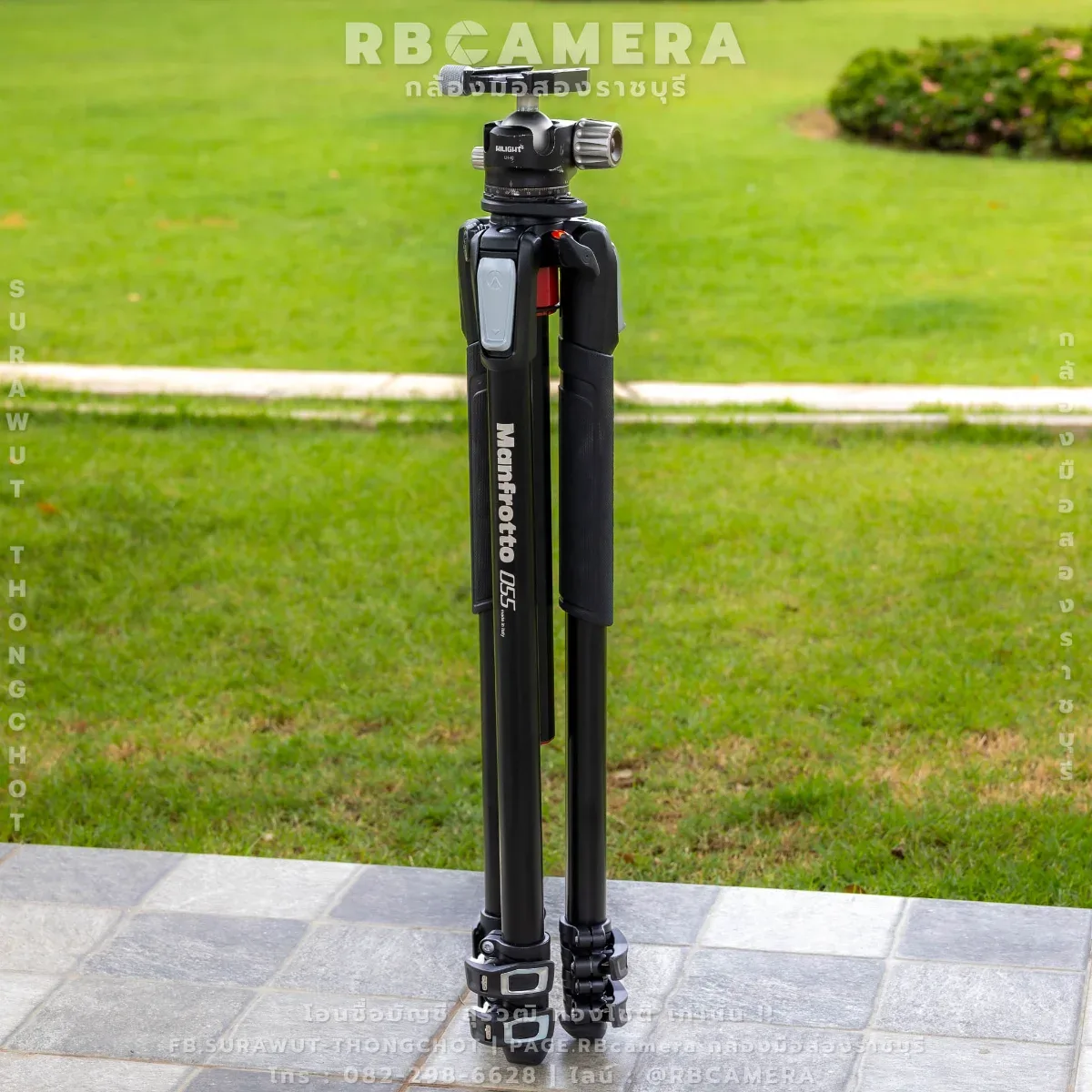 ขาตั้งกล้อง Manfrotto MT055XPRO3 Aluminium 3-section photo tripod + Hilight LH-40 40mm Ballhead