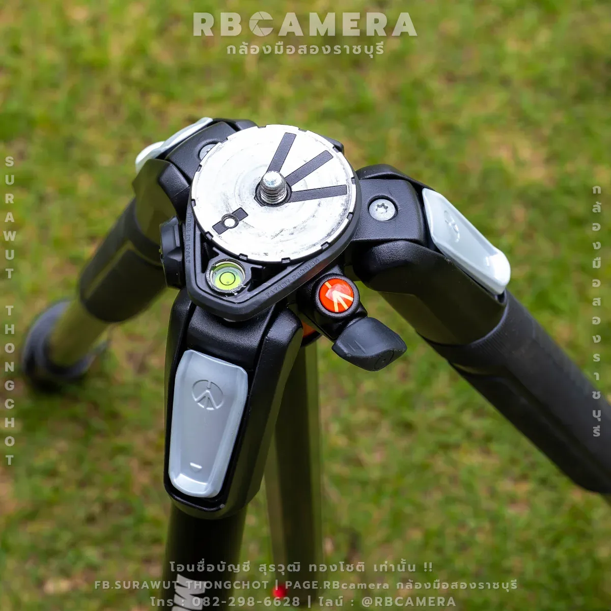 ขาตั้งกล้อง Manfrotto MT055XPRO3 Aluminium 3-section photo tripod + Hilight LH-40 40mm Ballhead รูปที่ 10