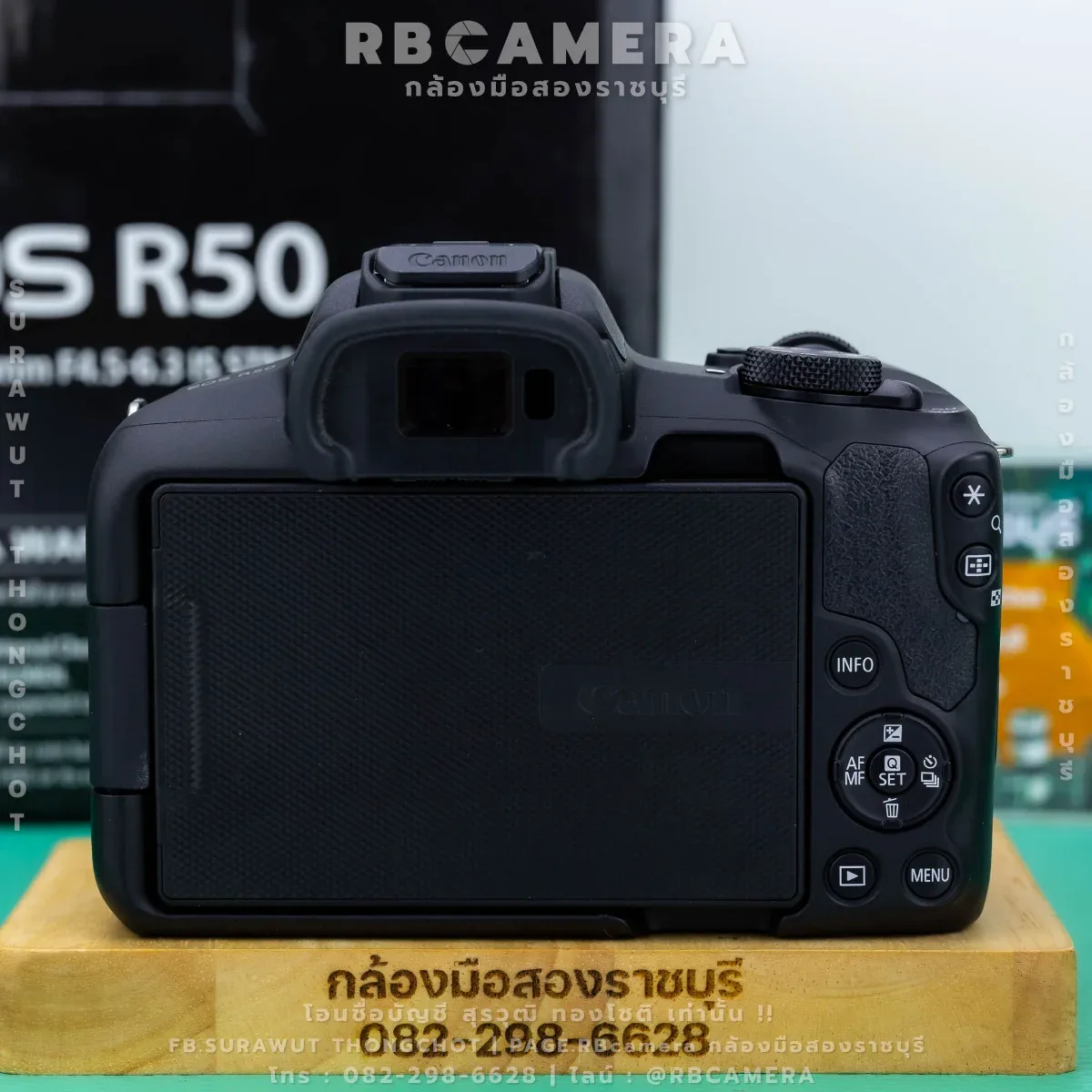 CANON EOS R50 + 18-45 IS STM KIT + CASE รูปที่ 4