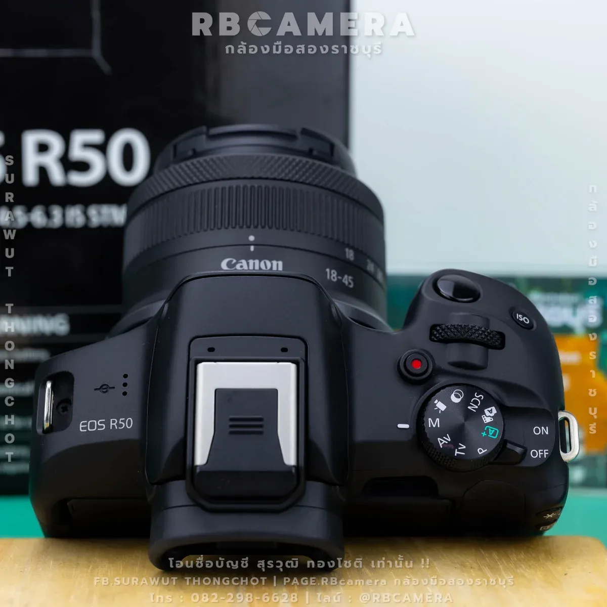 CANON EOS R50 + 18-45 IS STM KIT + CASE รูปที่ 6