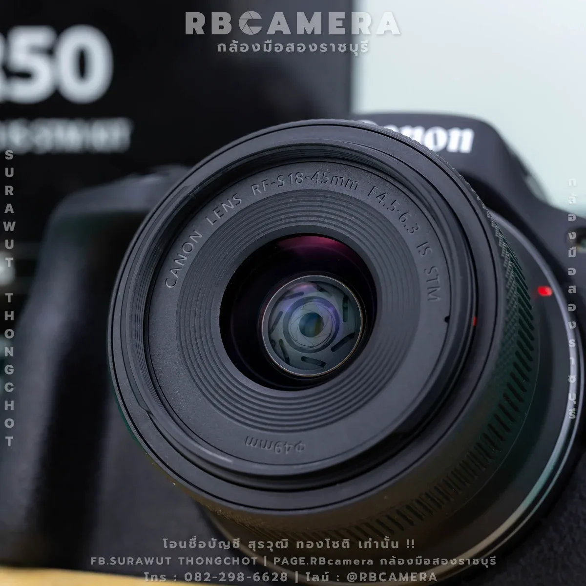 CANON EOS R50 + 18-45 IS STM KIT + CASE รูปที่ 8