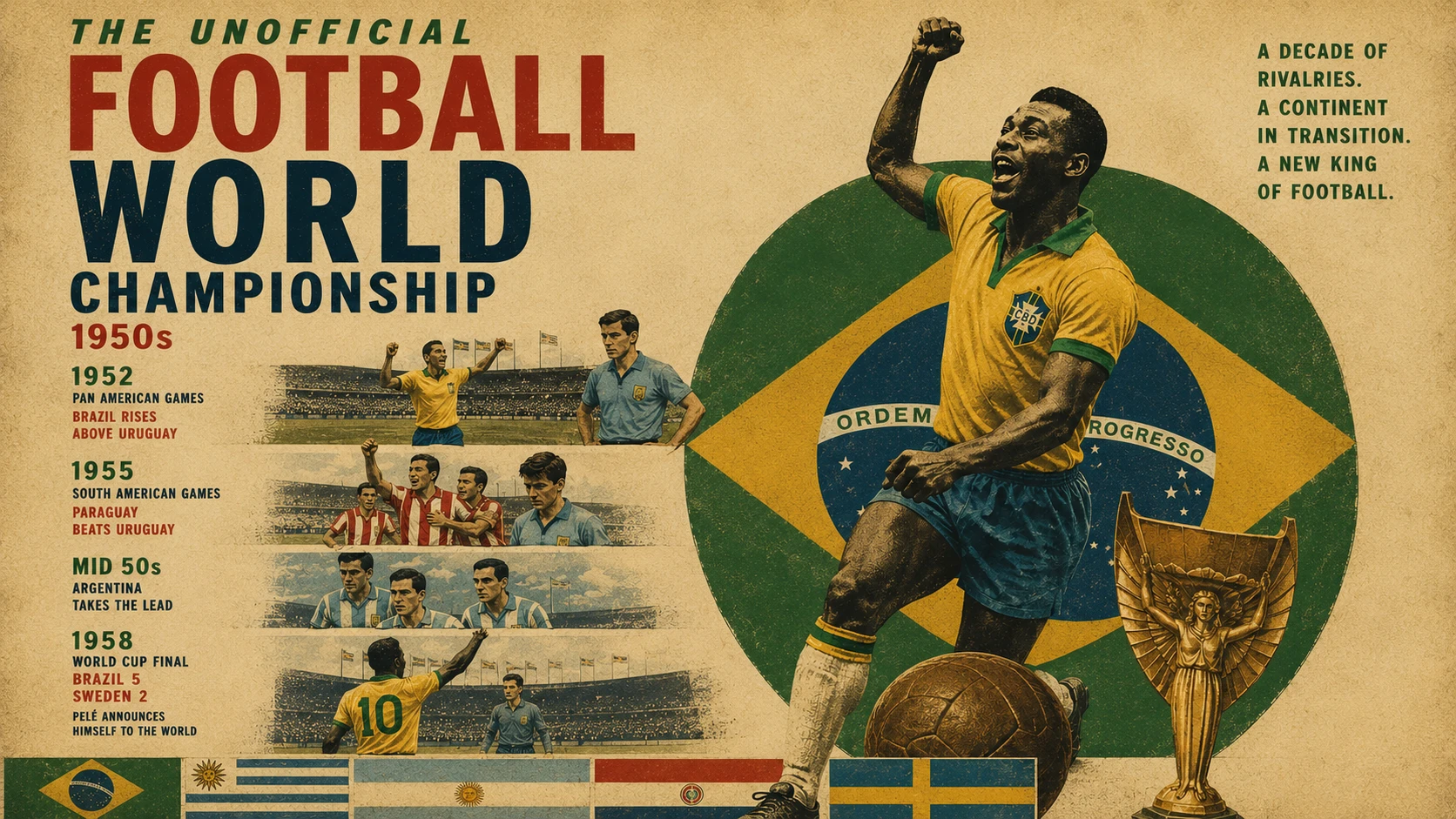 Unofficial Football World Championship, Pt 3. The 50's