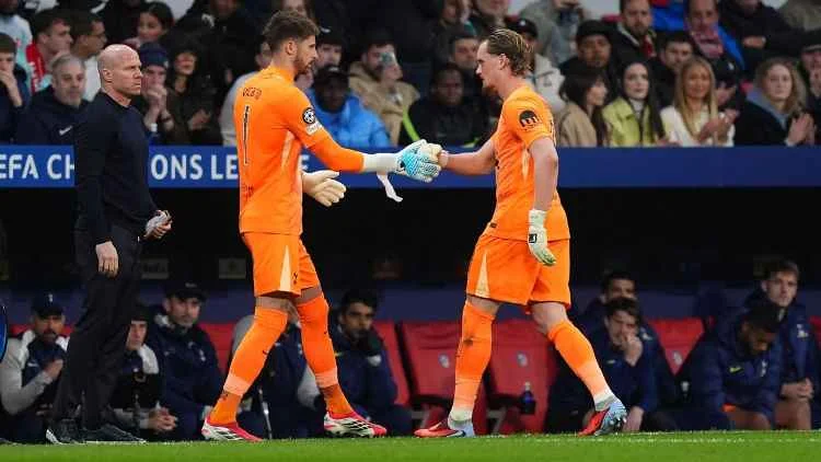 Goalkeeper substitution