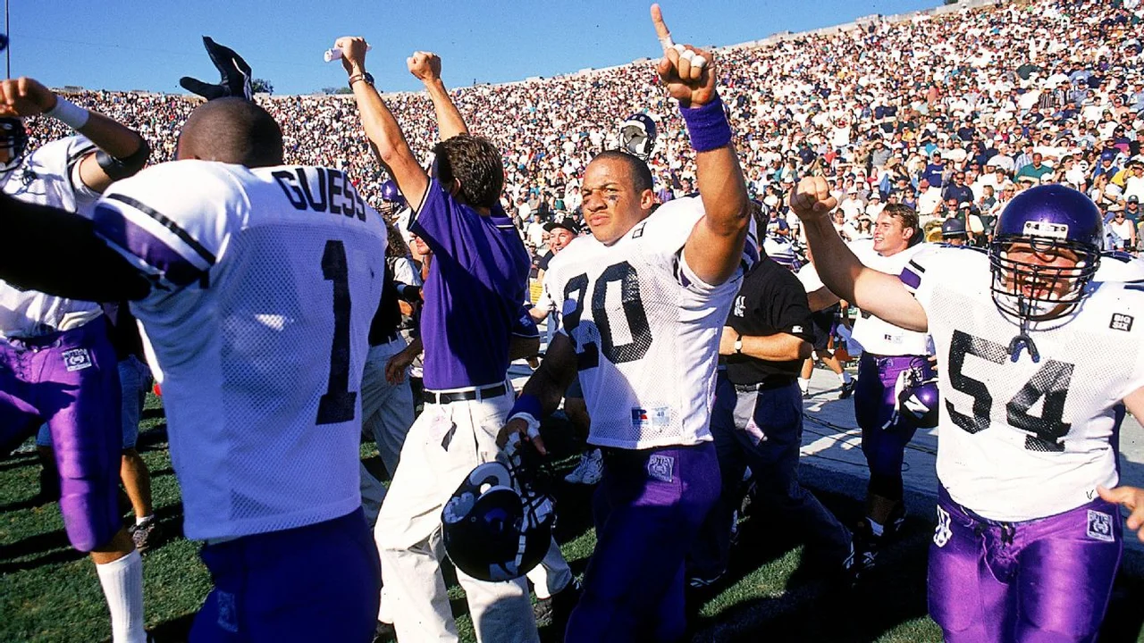 Leading the Purple to Pasadena.