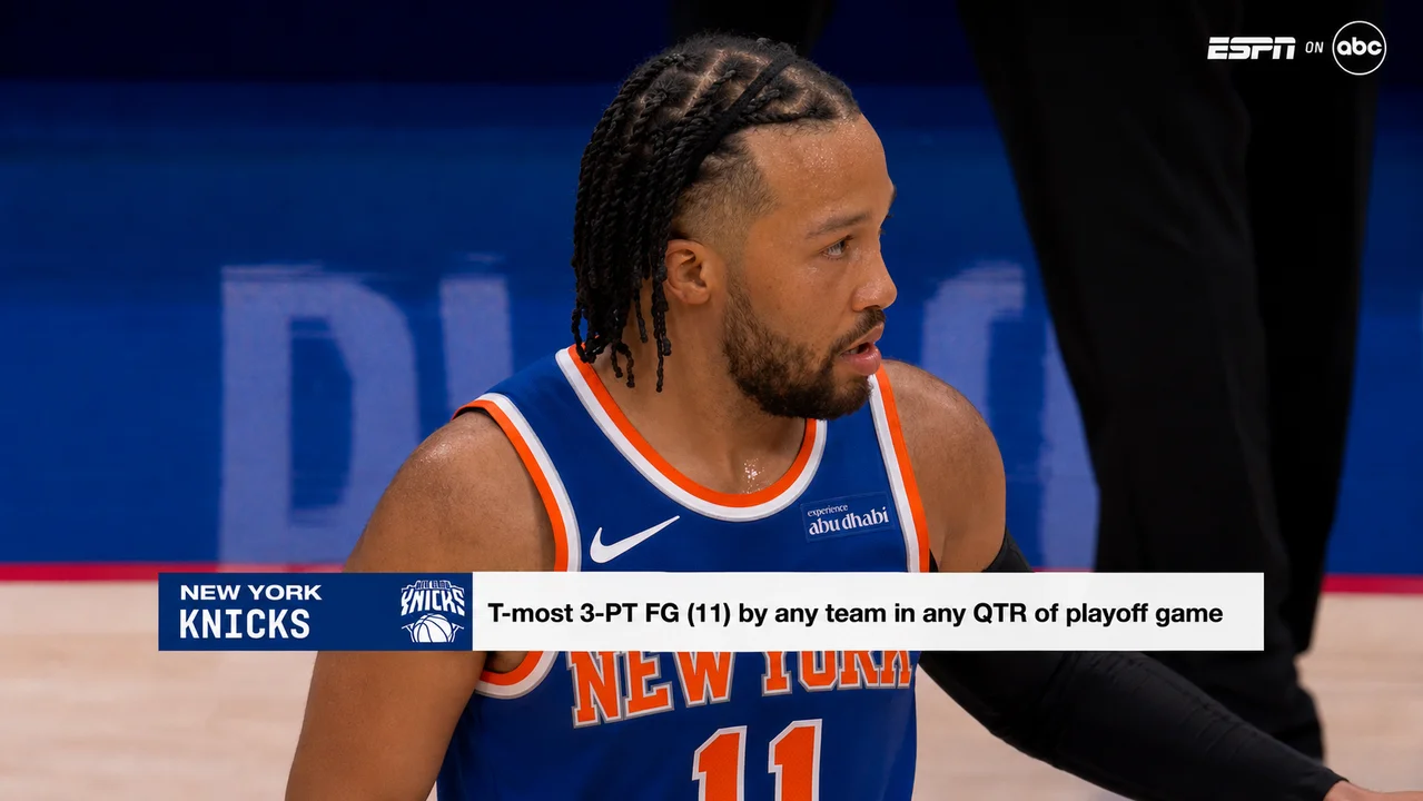 Playoff Record 11 Made Threes in a Single Quarter
