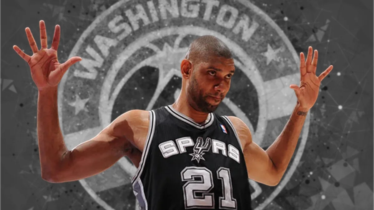 Tim Duncan has more wins than the Wizards since 1997
