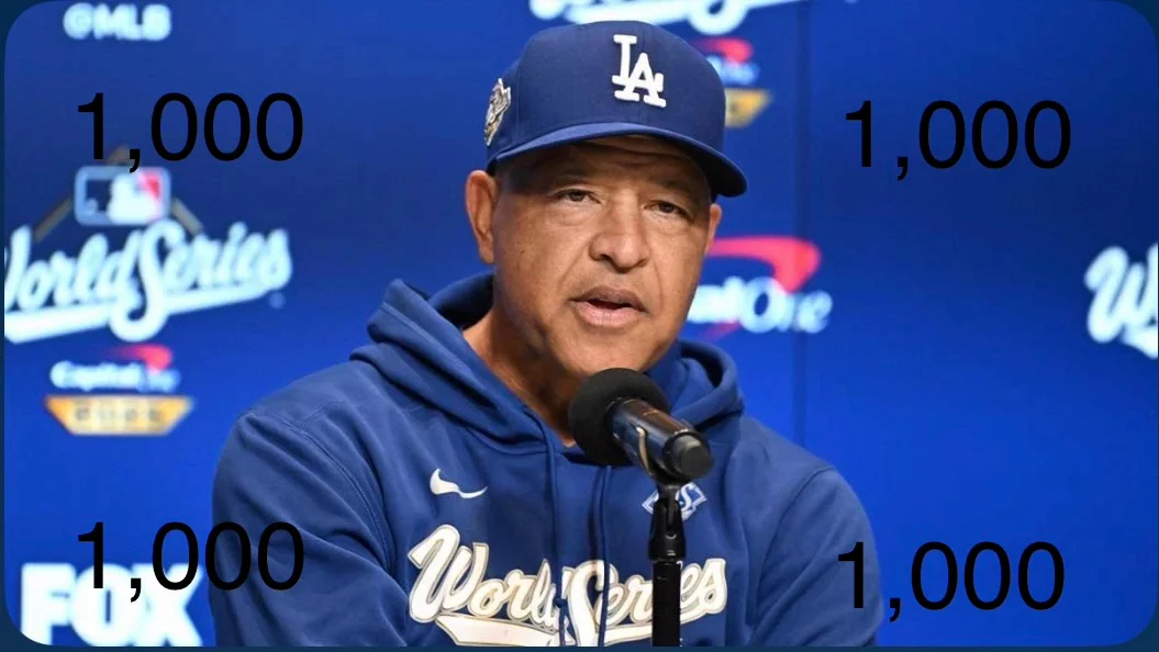 Dave Robert’s Fastest To 1000