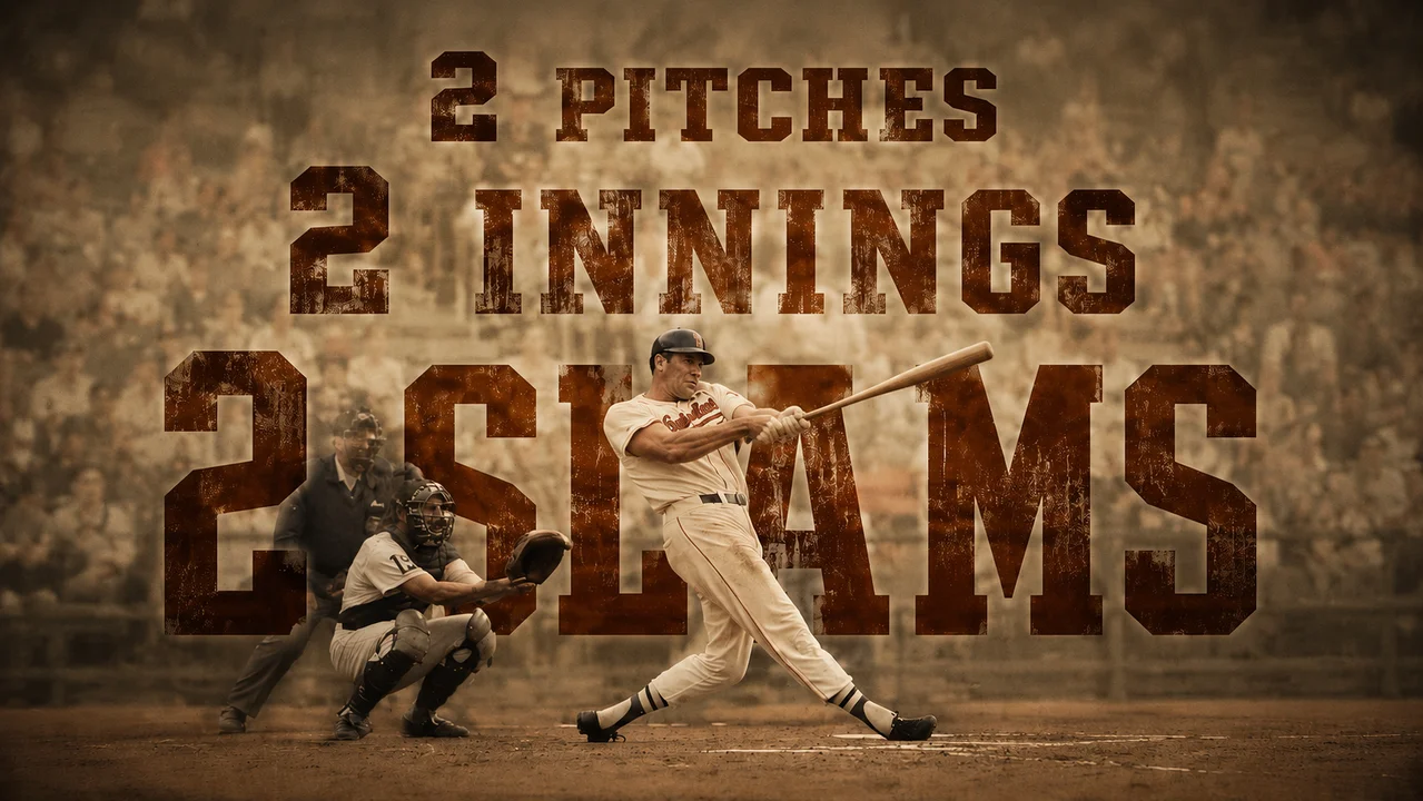 2 Slams on 2 Pitches