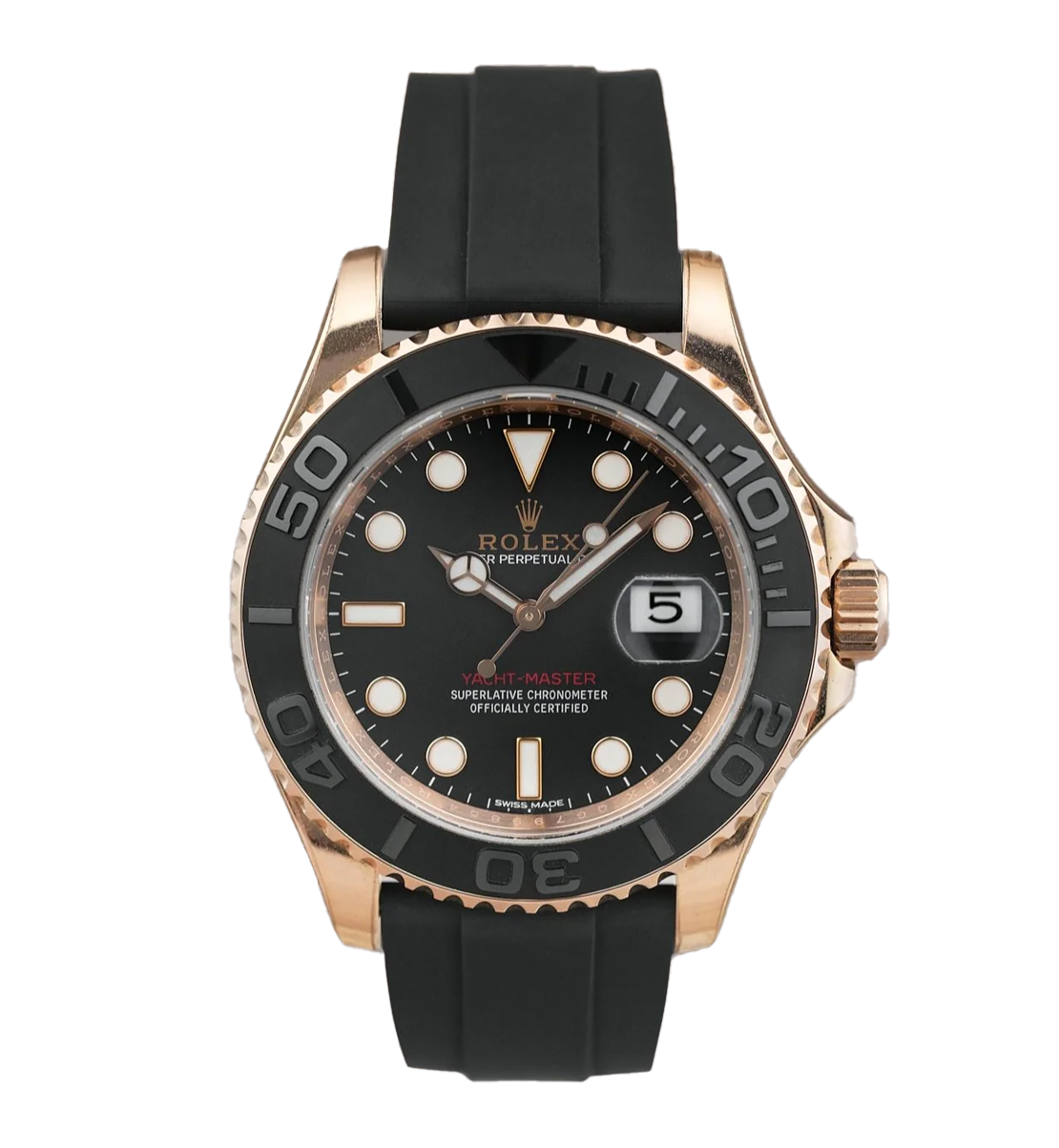 Rolex Yacht-Master 40 Everose Black Dial 116655 2017