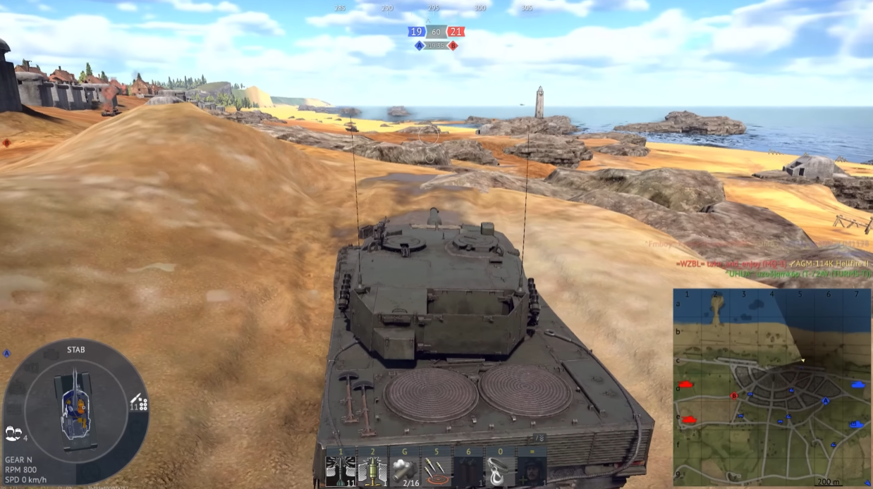 Tactical position on Normandy