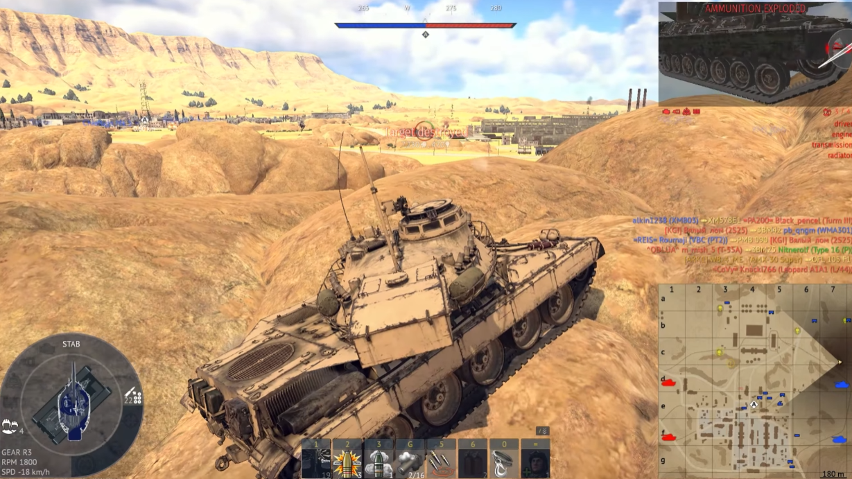 Tactical position on MiddleEast