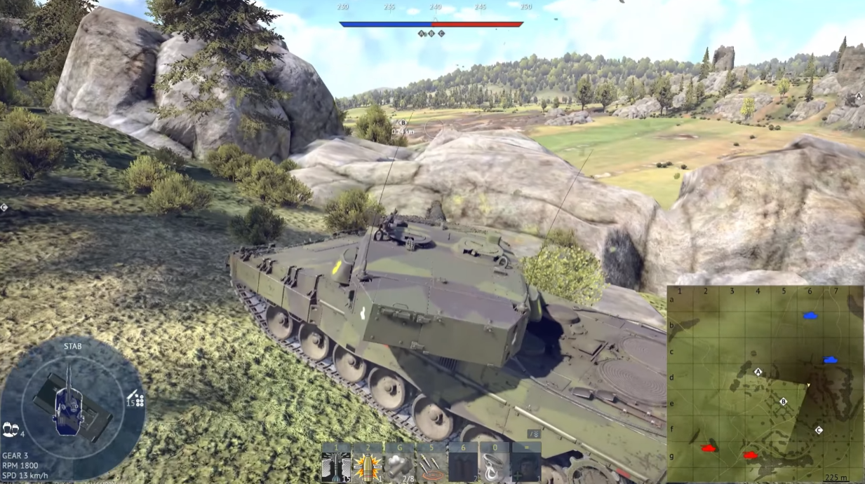 Tactical position on Carpathians