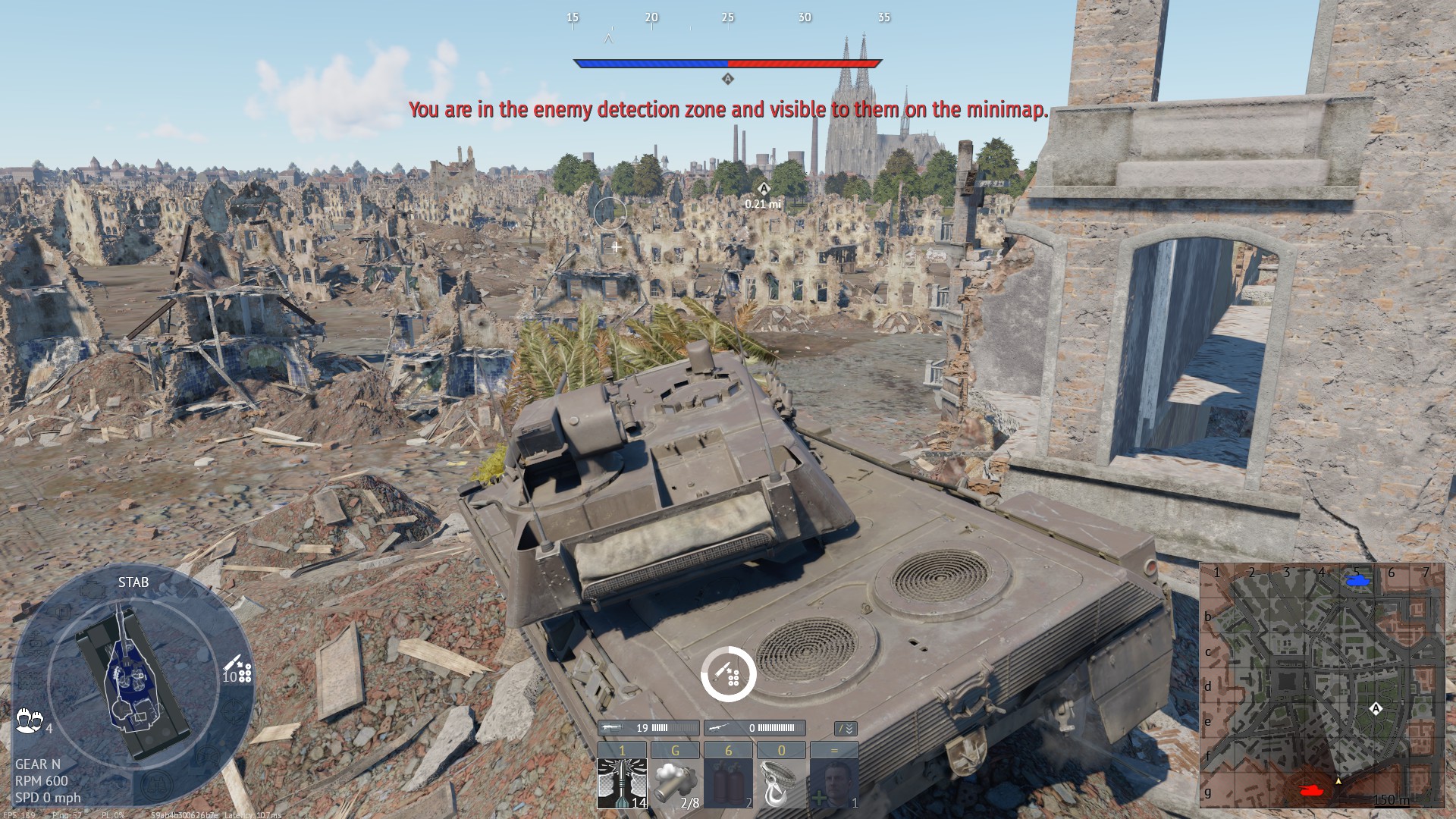 Tactical position on AdvanceToTheRhine