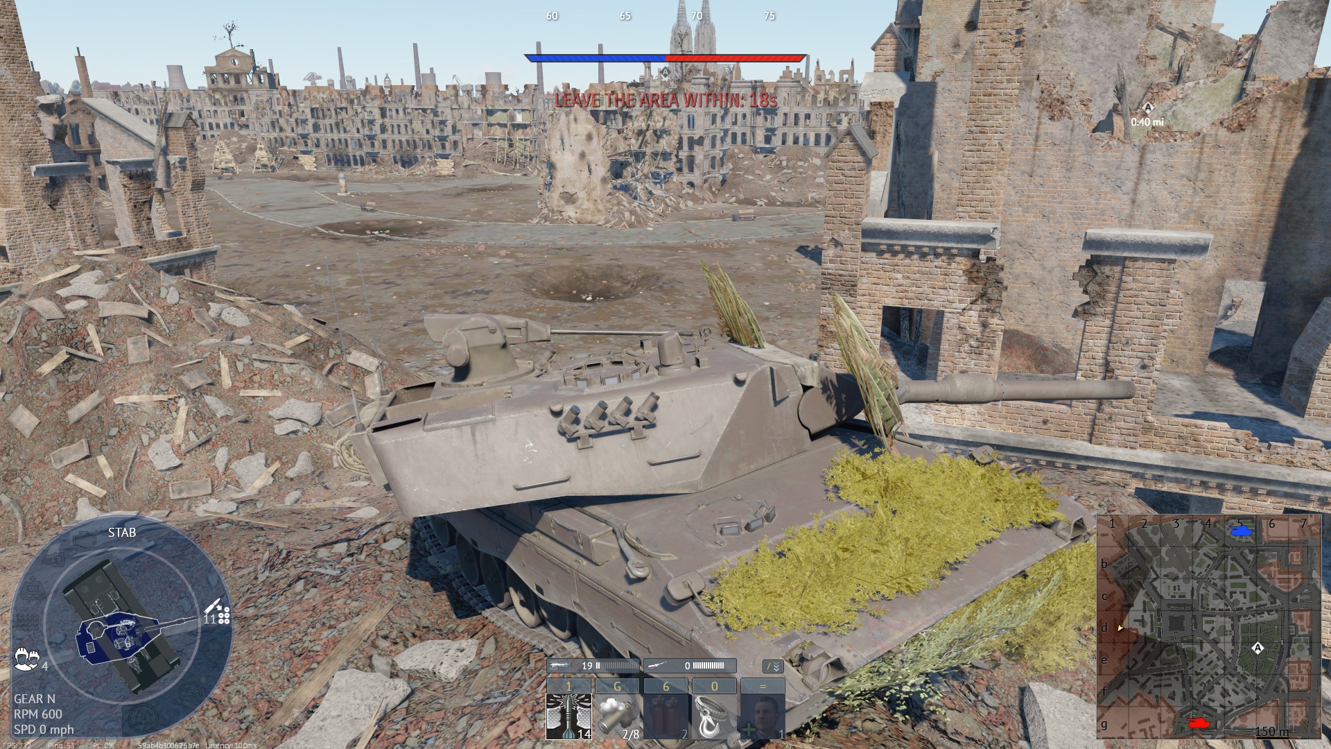 Tactical position on AdvanceToTheRhine