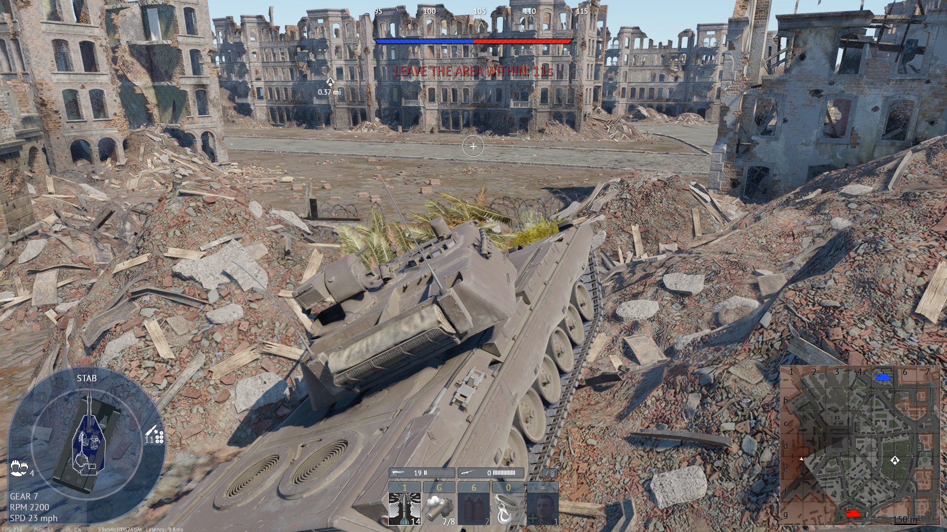 Tactical position on AdvanceToTheRhine