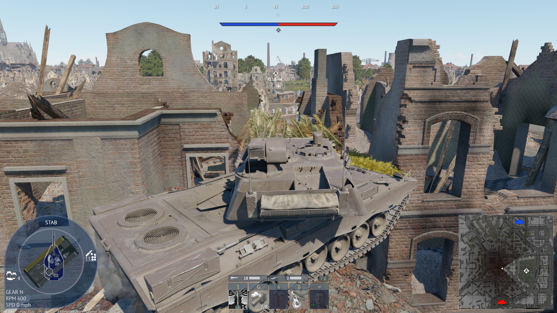 Tactical position on AdvanceToTheRhine