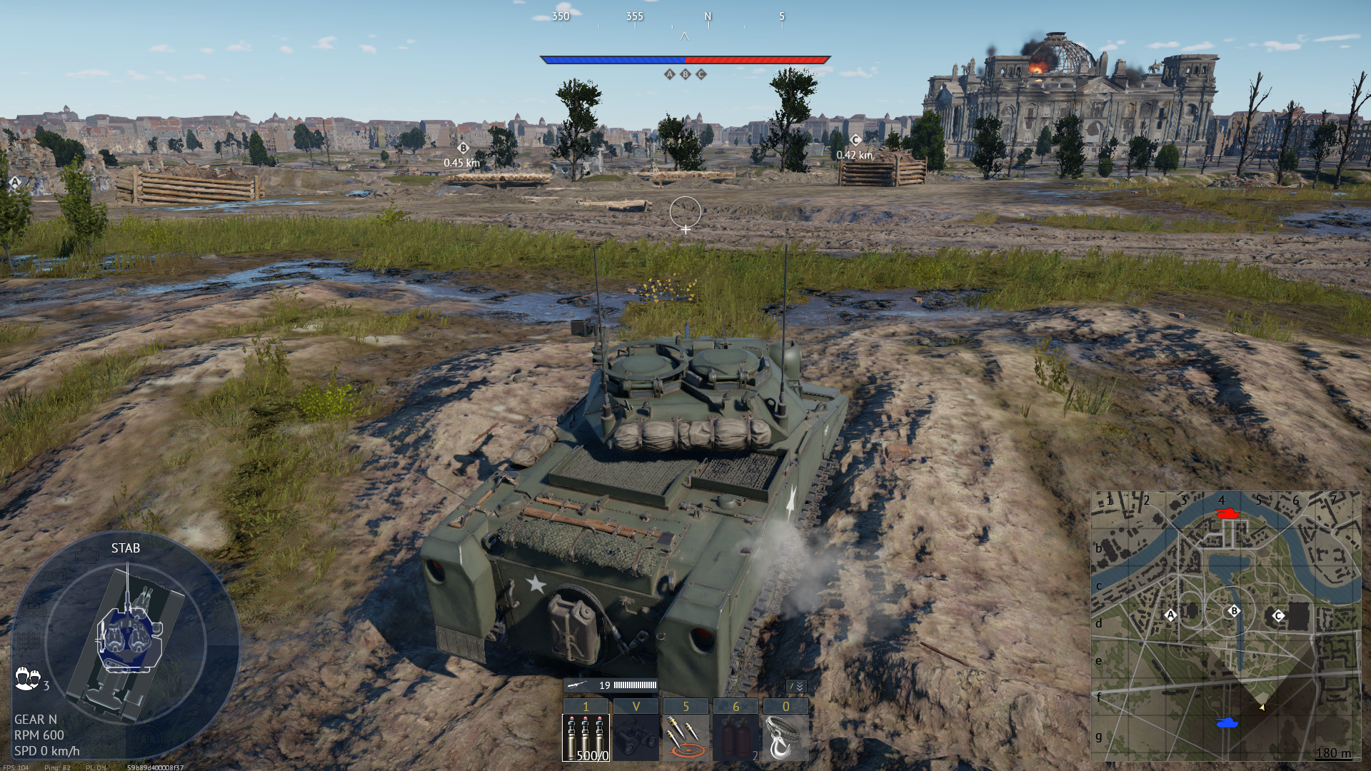 Tactical position on Berlin