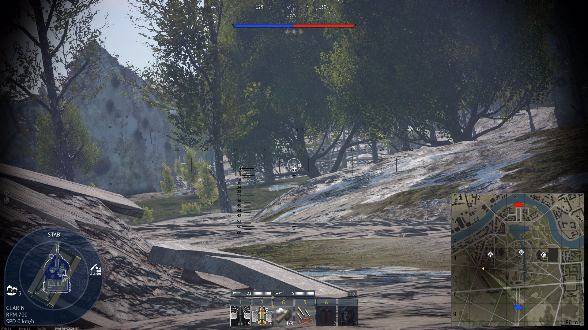 Tactical position on Berlin
