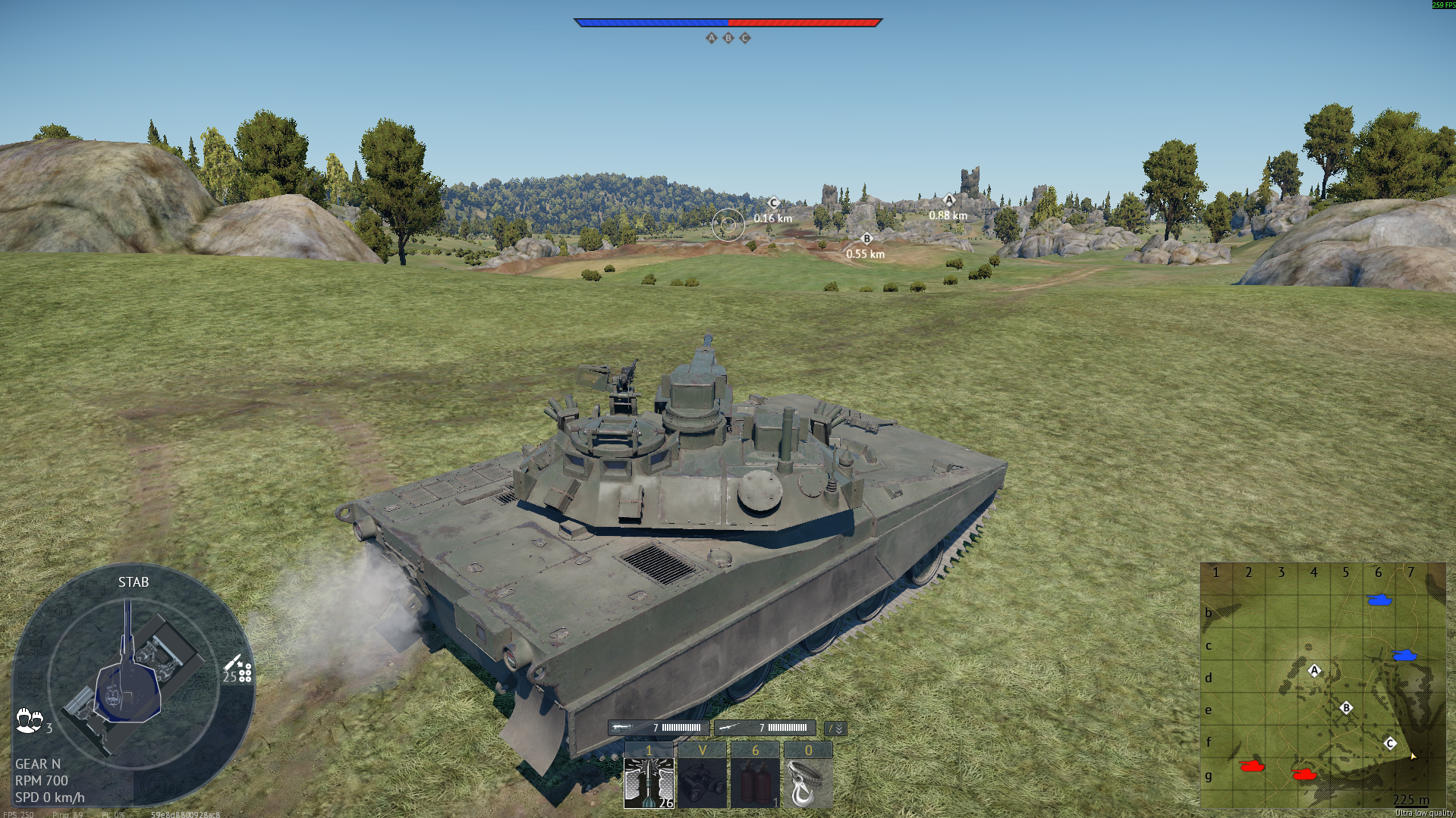 Tactical position on Carpathians