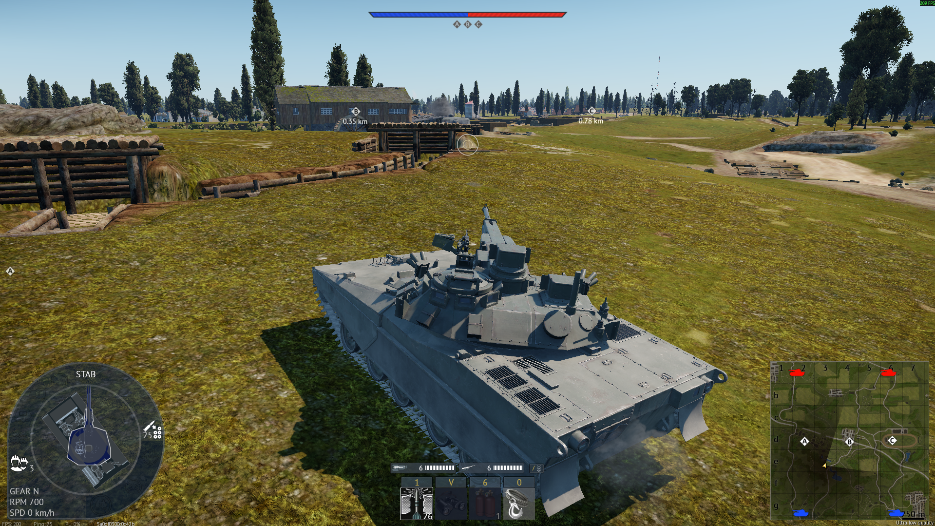 Tactical position on Flanders