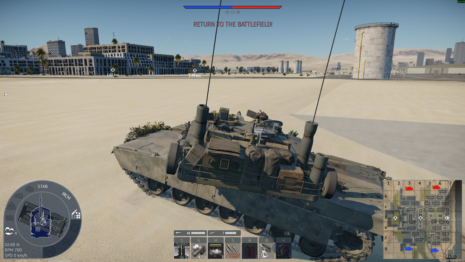 Tactical position on SunCity