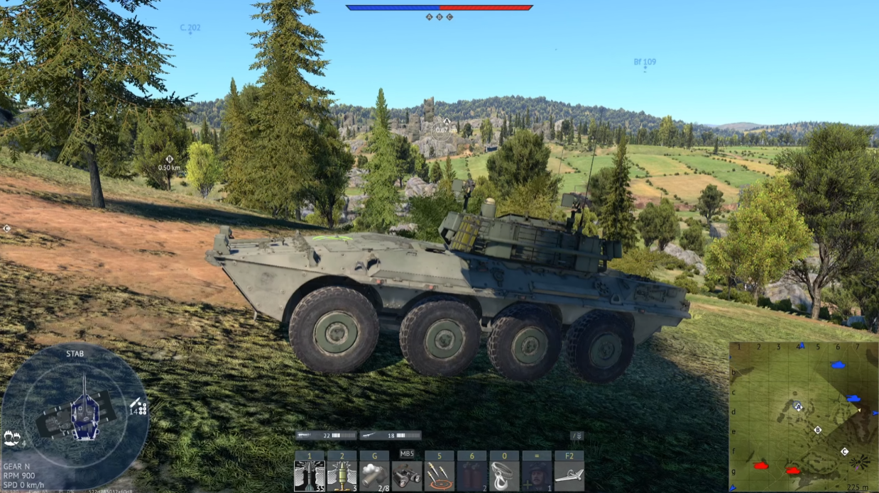 Tactical position on Carpathians