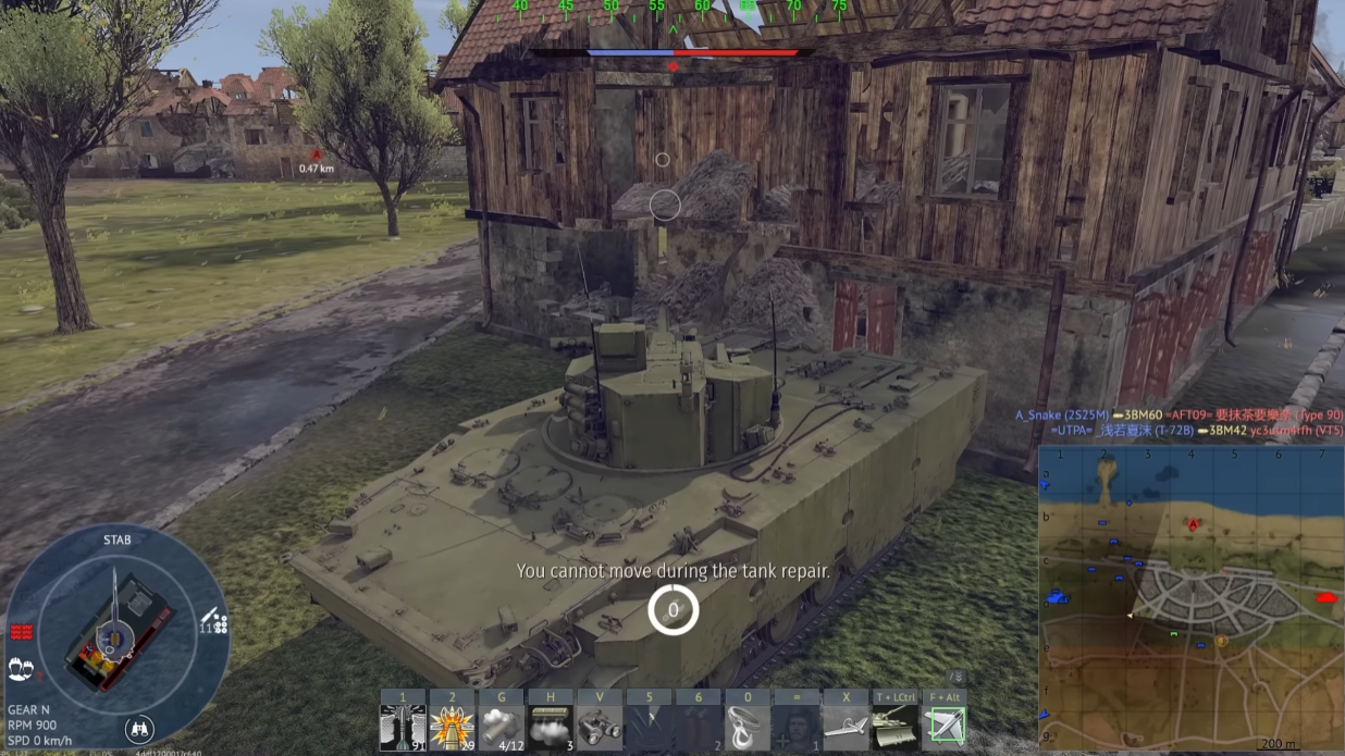 Tactical position on Normandy