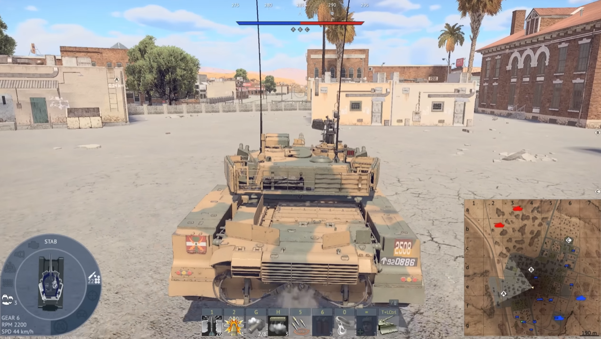 Tactical position on AmericanDesert