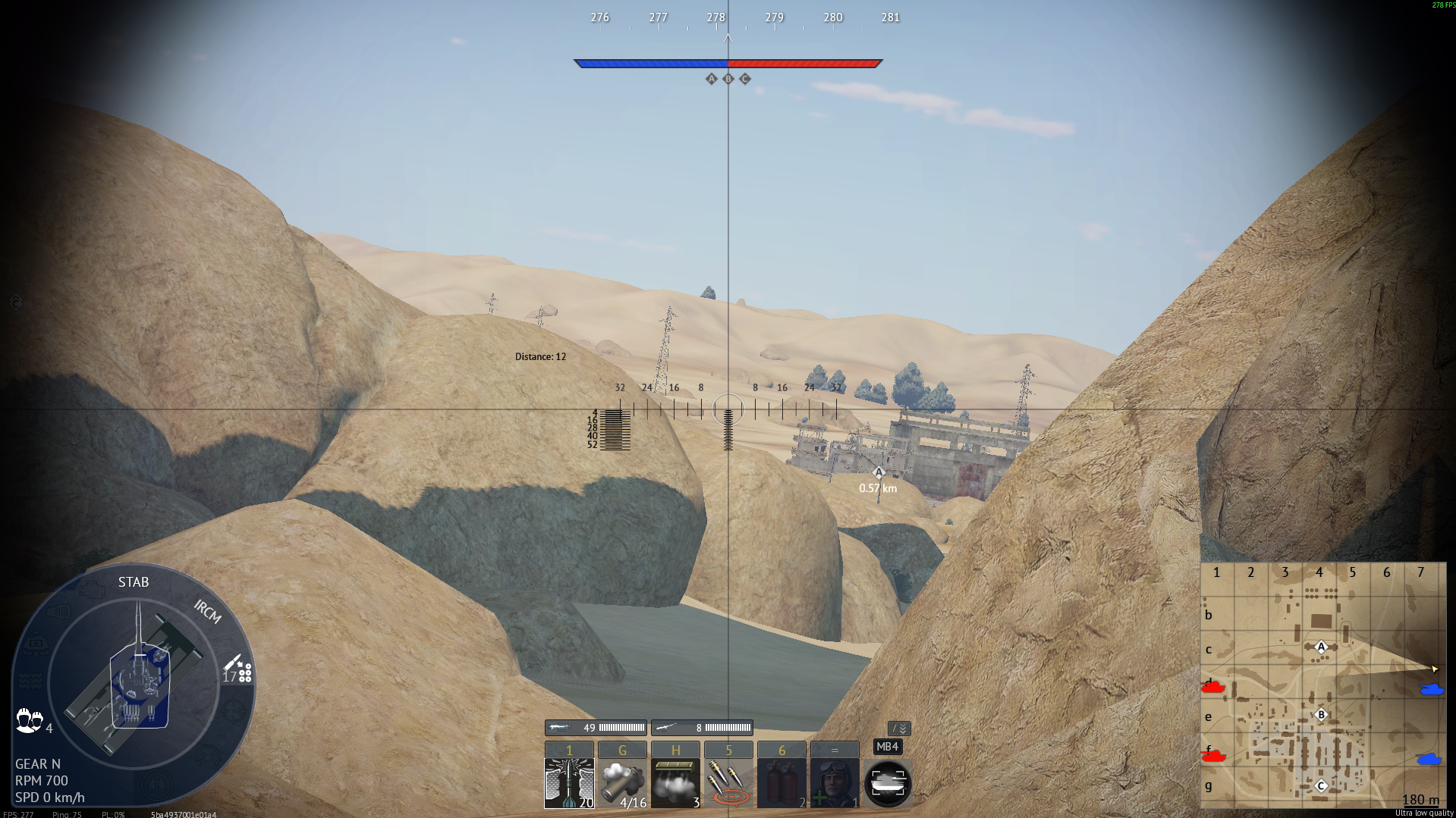 Tactical position on MiddleEast