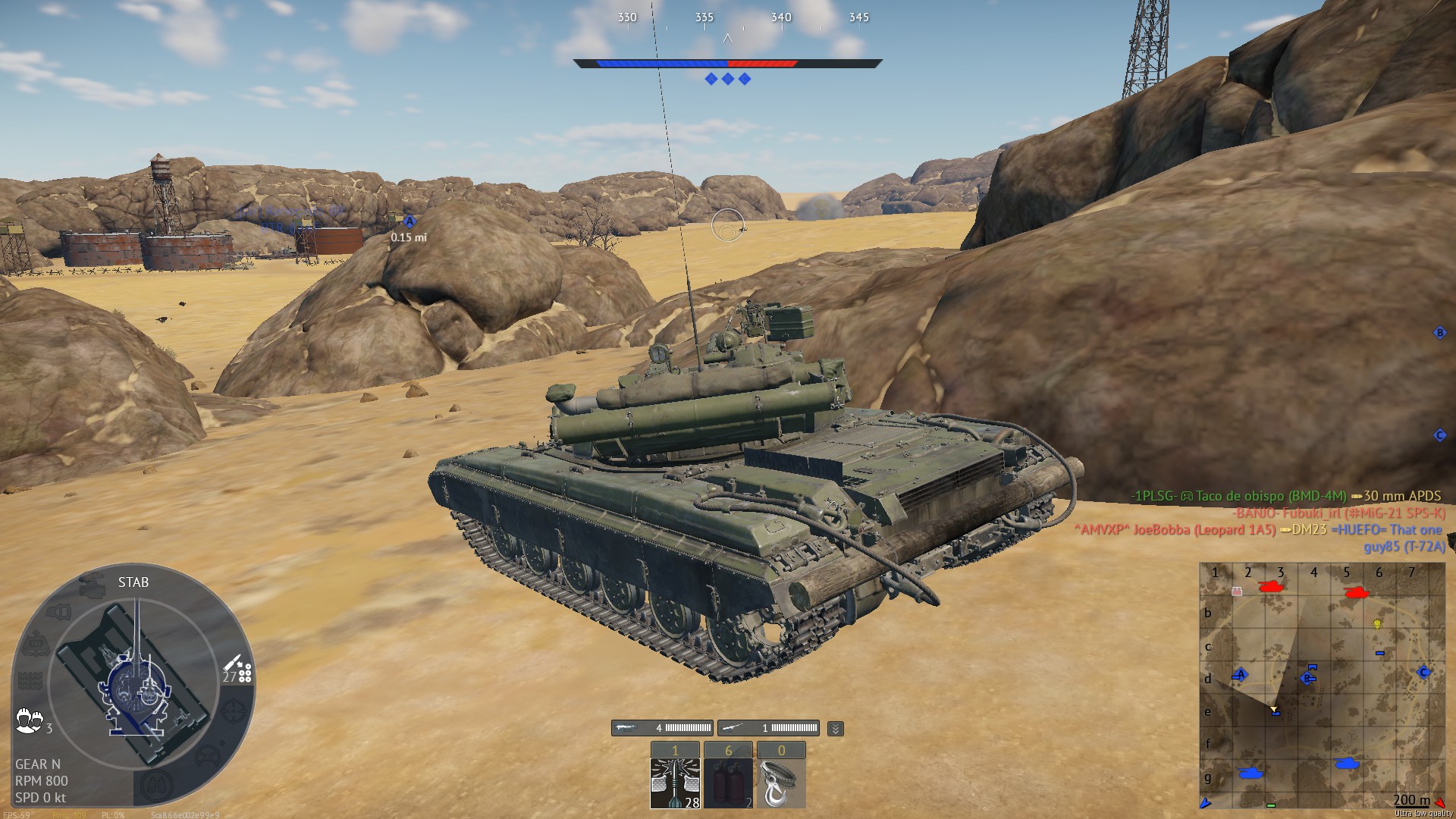 Tactical position on Sinai
