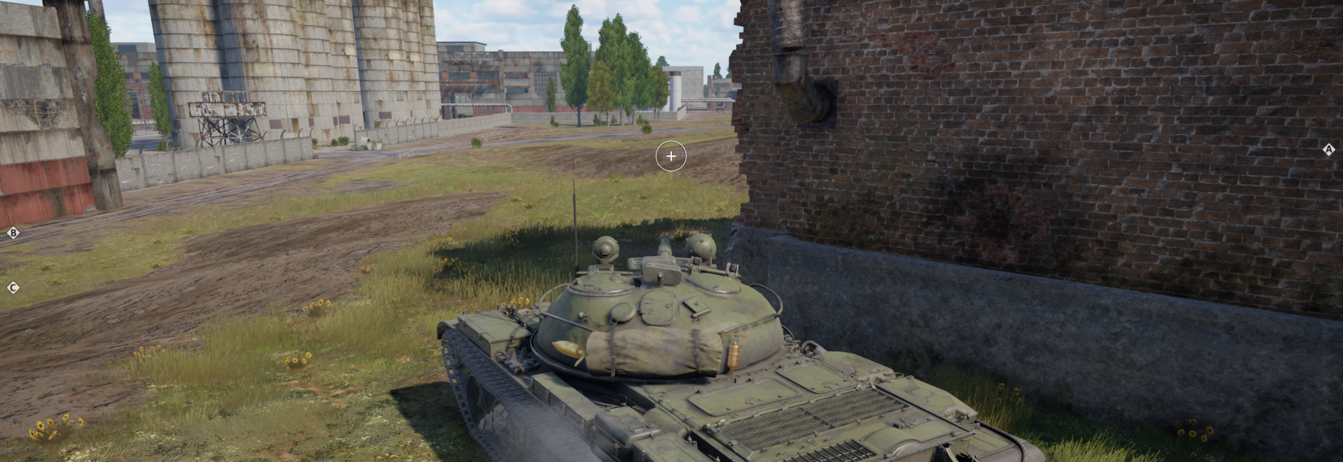 Tactical position on AbandonedFactory