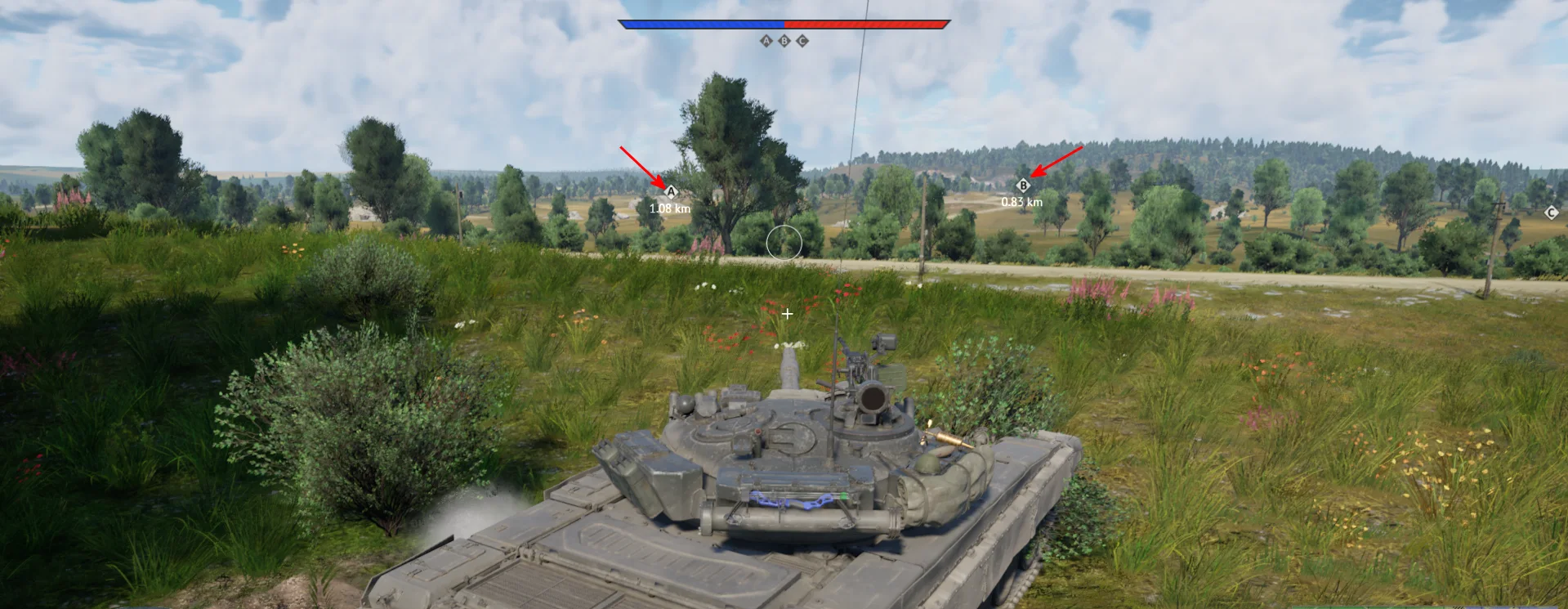 Tactical position on mozdok