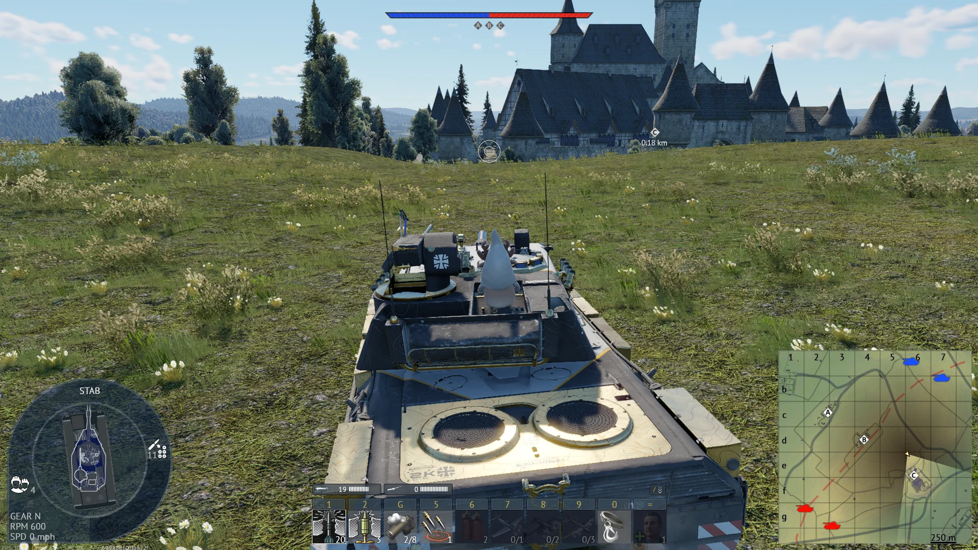 Tactical position on Fulda