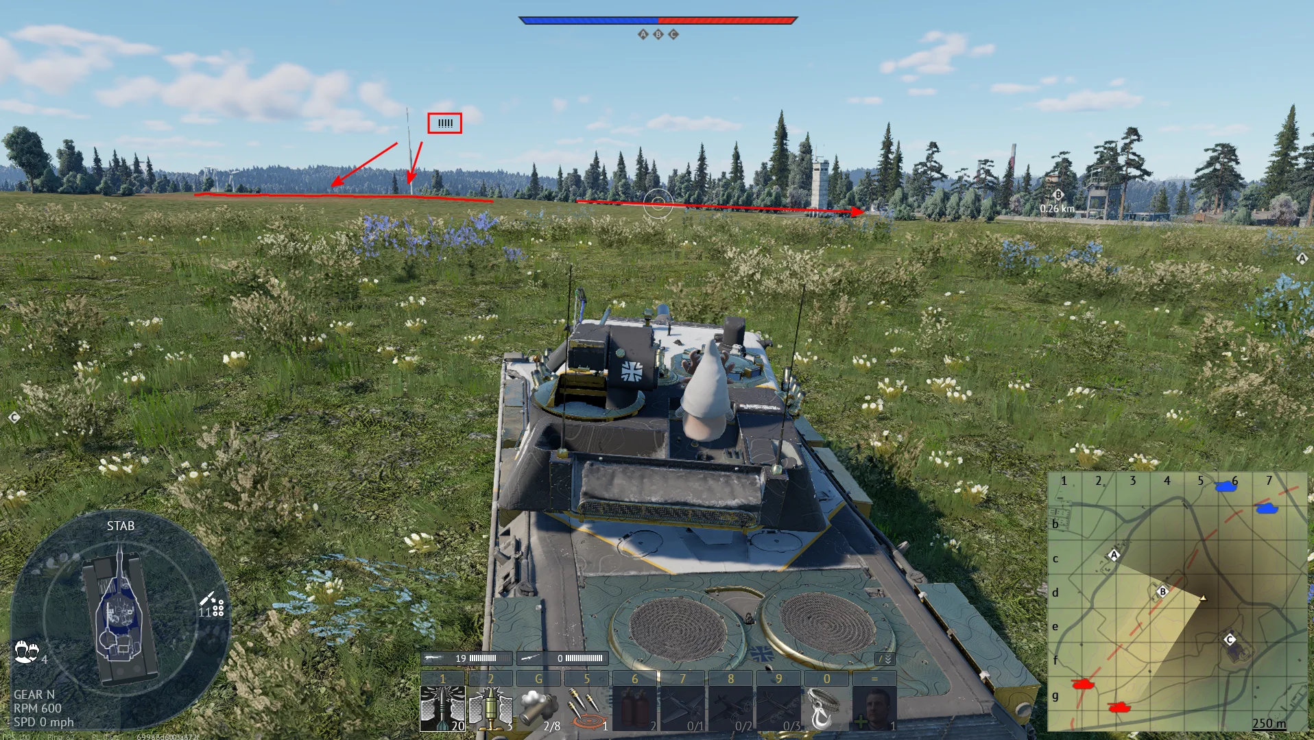 Tactical position on Fulda