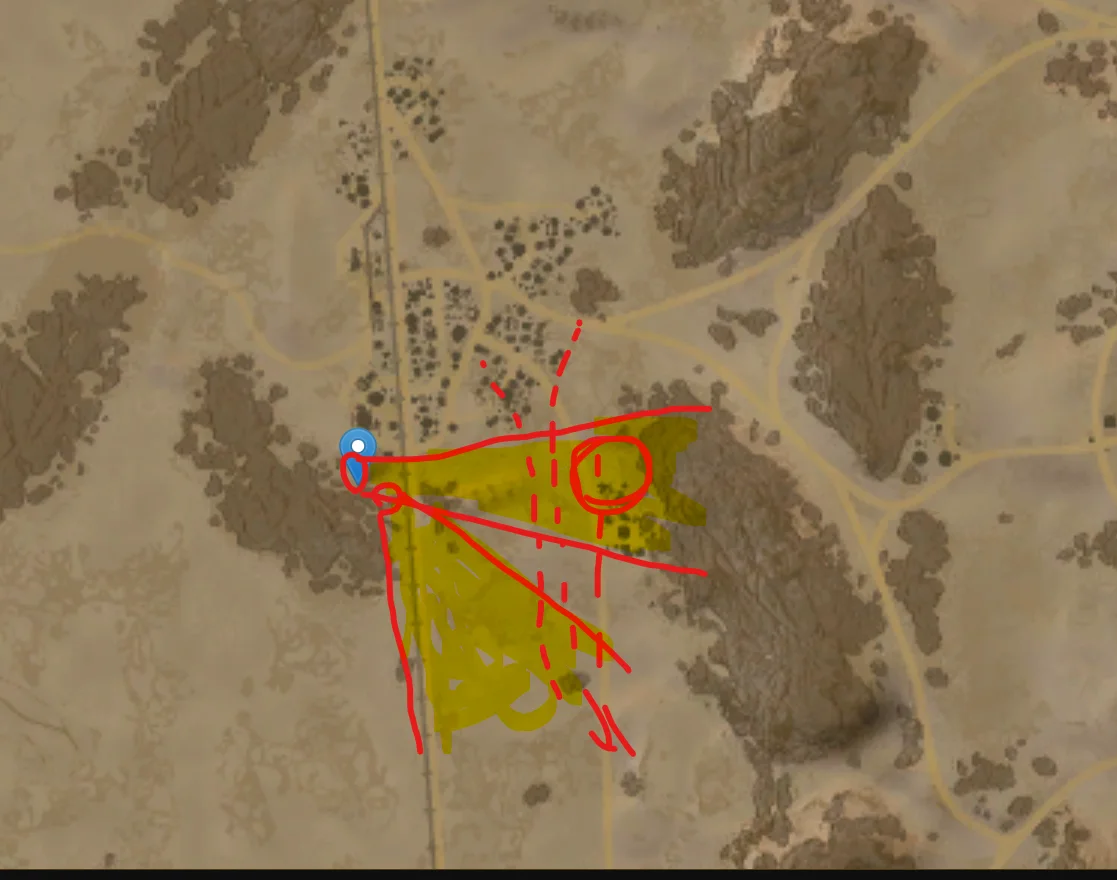 Tactical position on SandsOfSinai