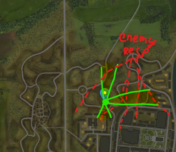Tactical position on Seversk-13