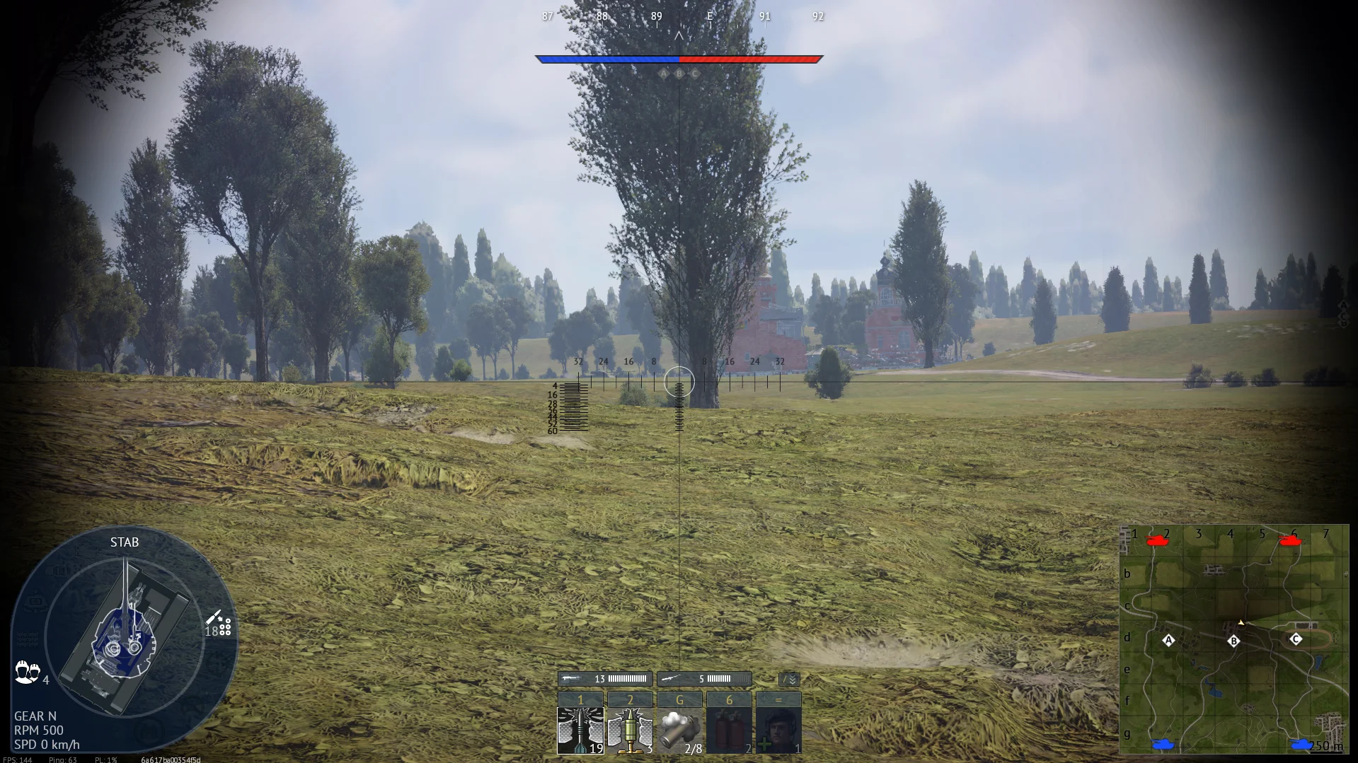 Tactical position on Flanders