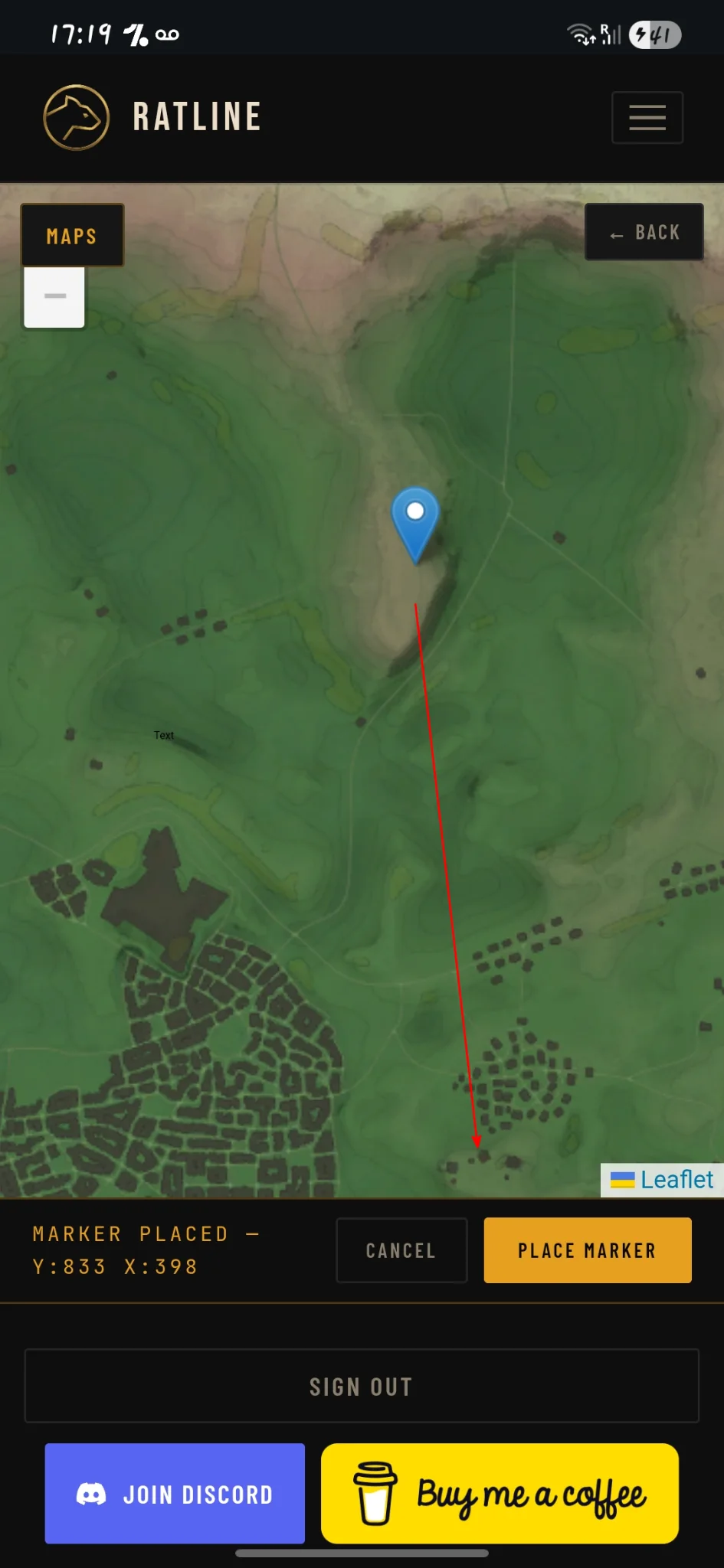 Tactical position on MaginotLine